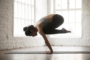 Crow Pose yoga