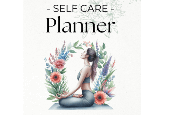 Self Care Planner in A4,  8,5 x 11 in.